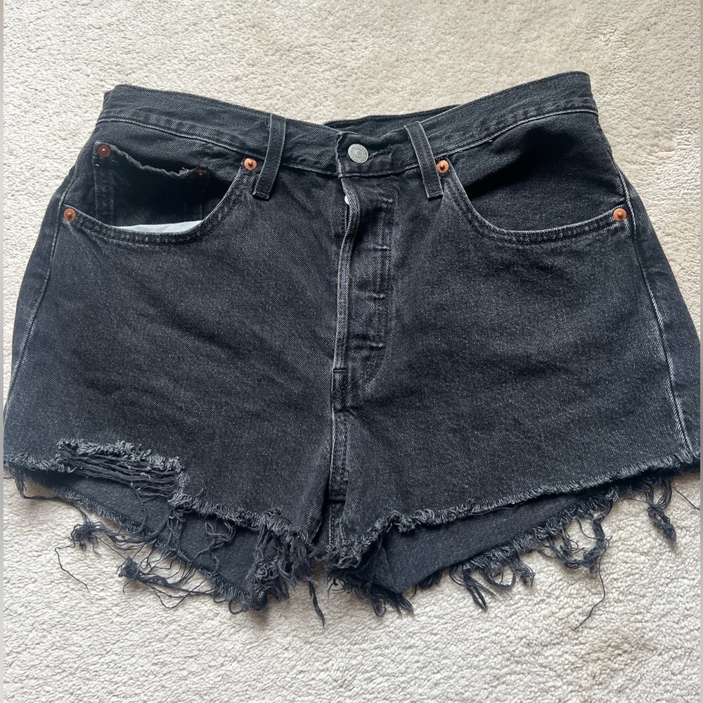 Levi’s Black 501 Shorts